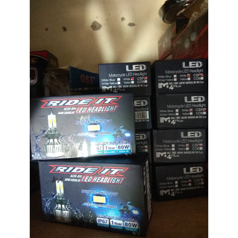 Lampu LED 4 sisi Ride it