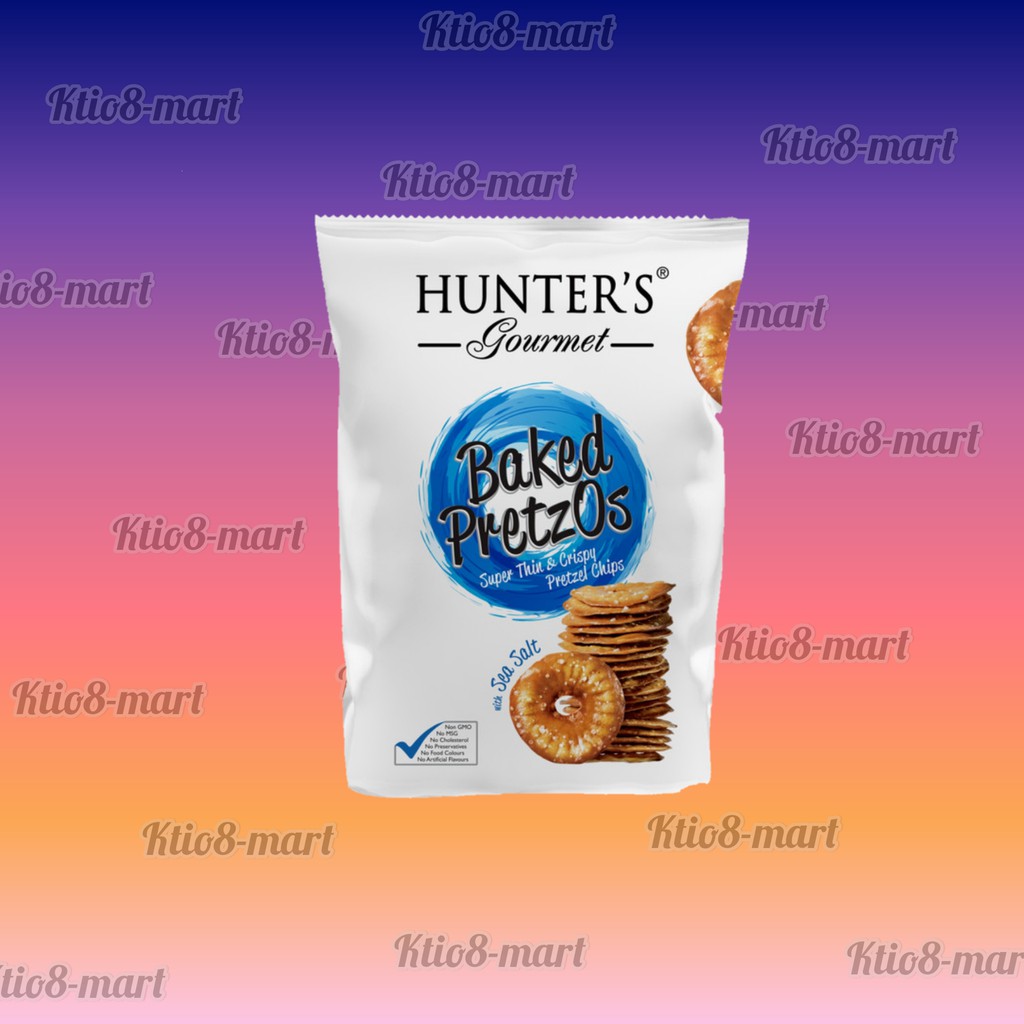 

HUNTER'S Baked Pretzos With Sea Salt 180gr/Super Thin & Crispy/Import