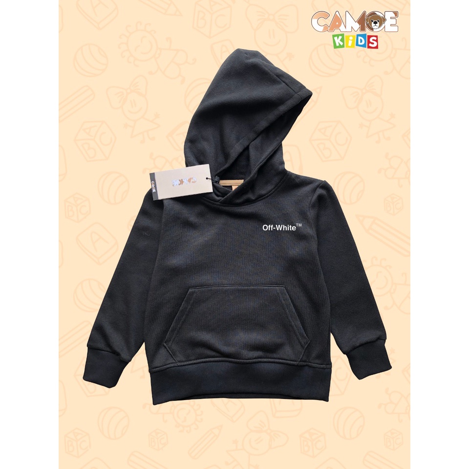 Hoodie Anak KIDS Off White Helvetica Logo