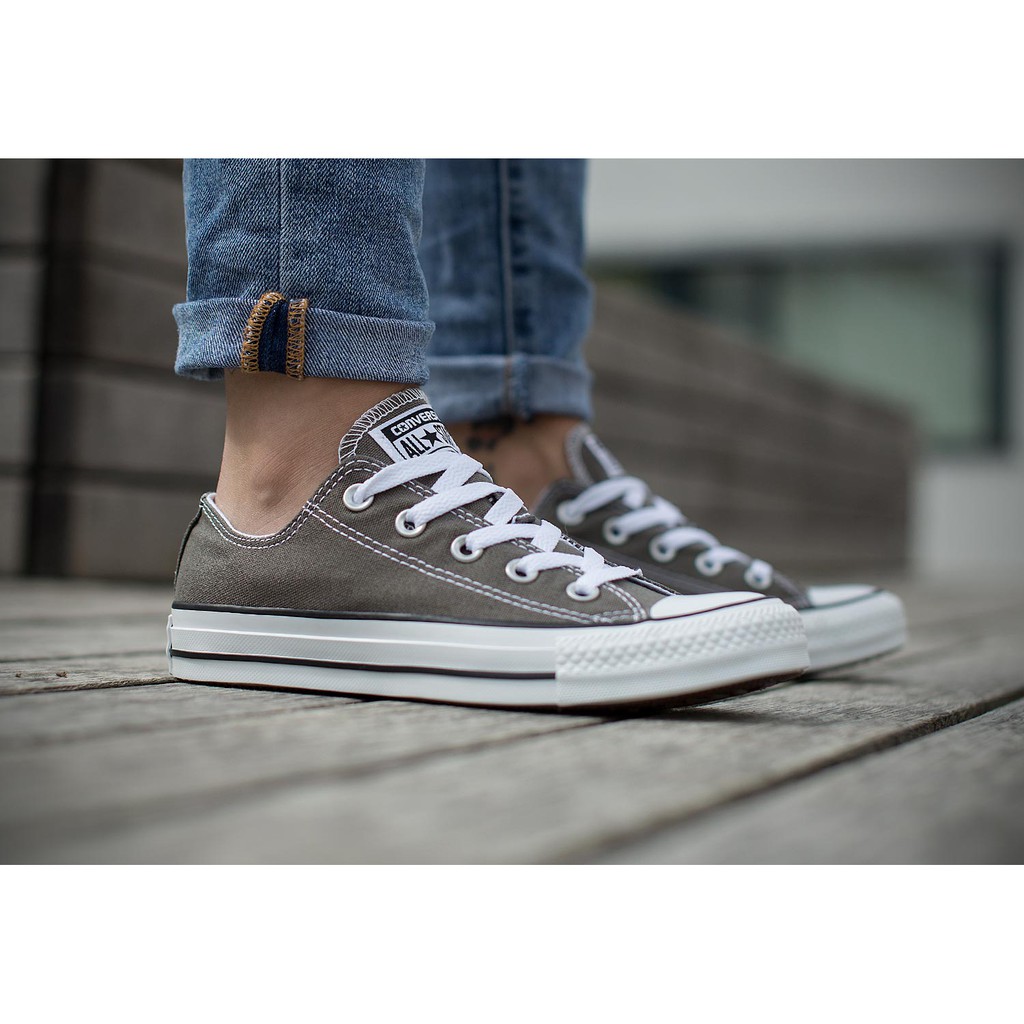 Sepatu Converse Allstar 70s Abu/Grey Sneakers Bertali Pria Wanita Sekolah Casual Convers Cowo Cewe