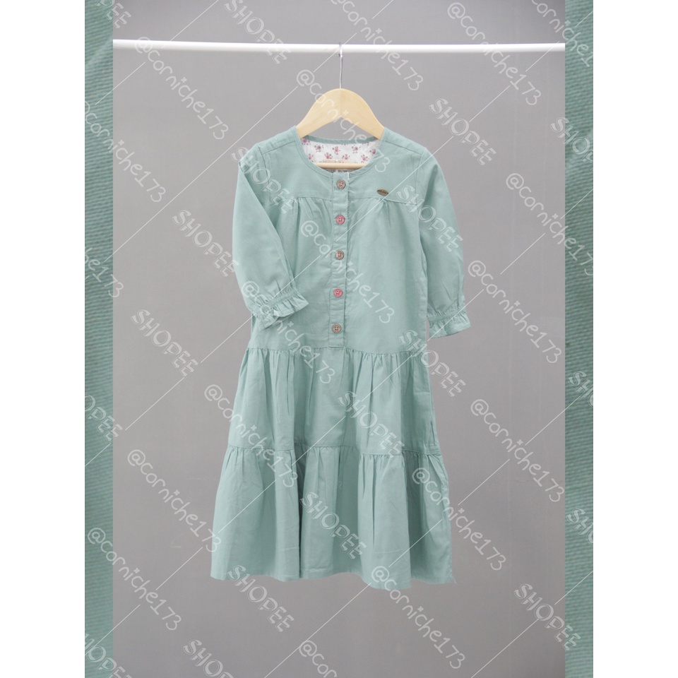 Corniche Kids Ardena Dress Kids Granite Green - TH K50124