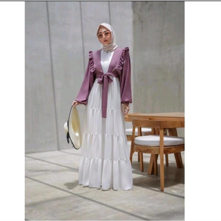 Ambrosia set // gamis rompi terbaru // gamis remaja // gamis terbaru //  gamis // fashion muslim