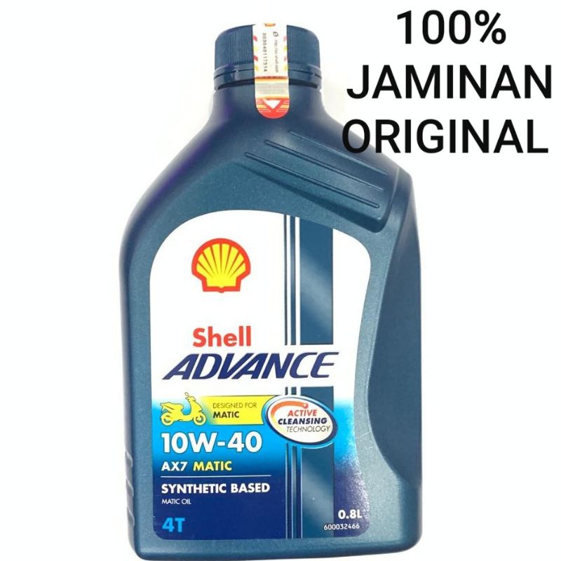 OLI SHELL MATIC SHELL ADVANCE AX7 MATIC 800ML JAMINAN ORIGINAL