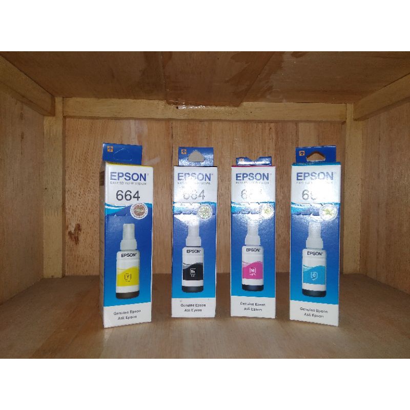 tinta printer 664 kemasan baru new pack epson