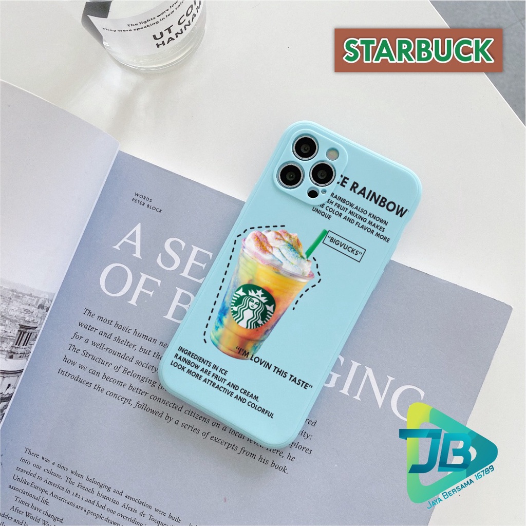 CASE CASING SOFTCASE SILIKON MACARON PELINDUNG KAMERA KOPI STARBUCK OPPO VIVO SAMSUNG XIAOMI REALME IPHONE ALL TYPE JB5564