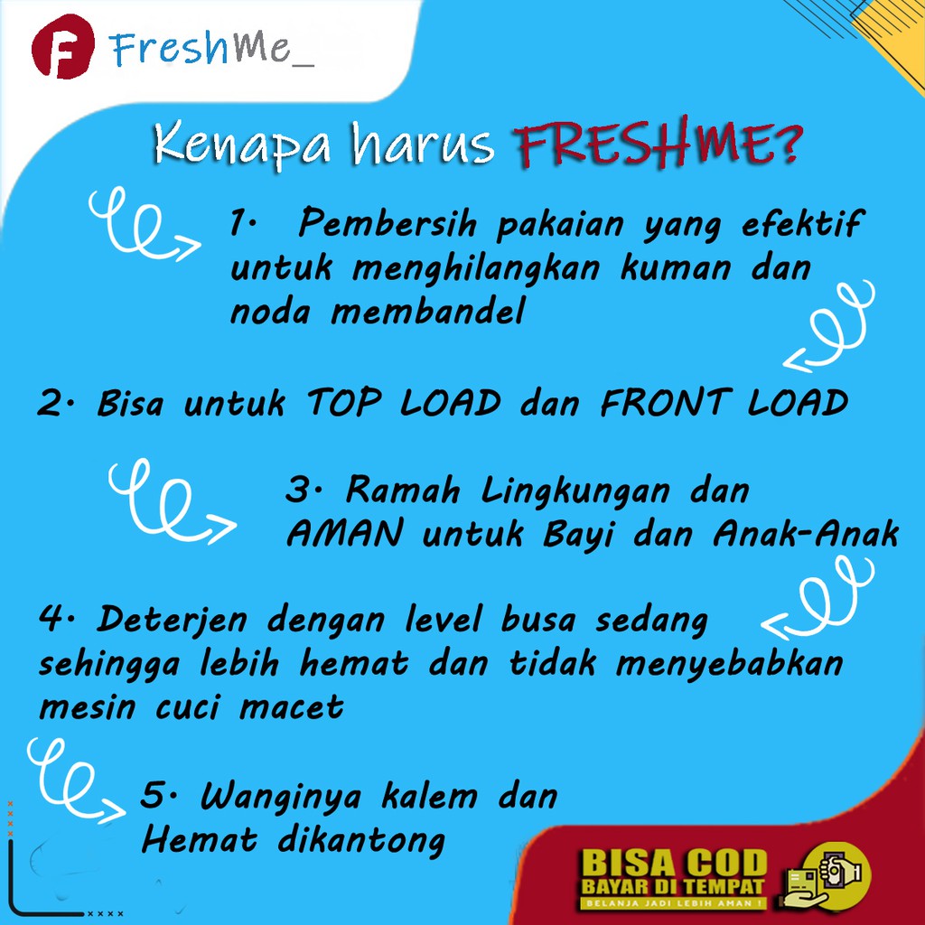 [COD] Detergen Laundry Murah - Deterjen Cair Wangi Premium Anti Bakteri - LIQUID DETERGENT