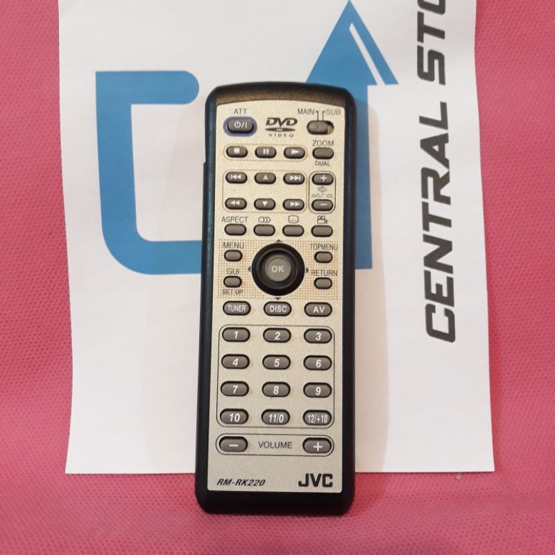 Remote DVD Player JVC RM-RK220 ORIGINAL