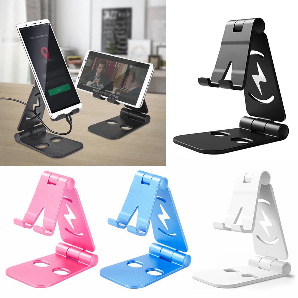 Populer Tablet Stand Adjustable Double Foldable Phone Stand Desktop Stand Holder