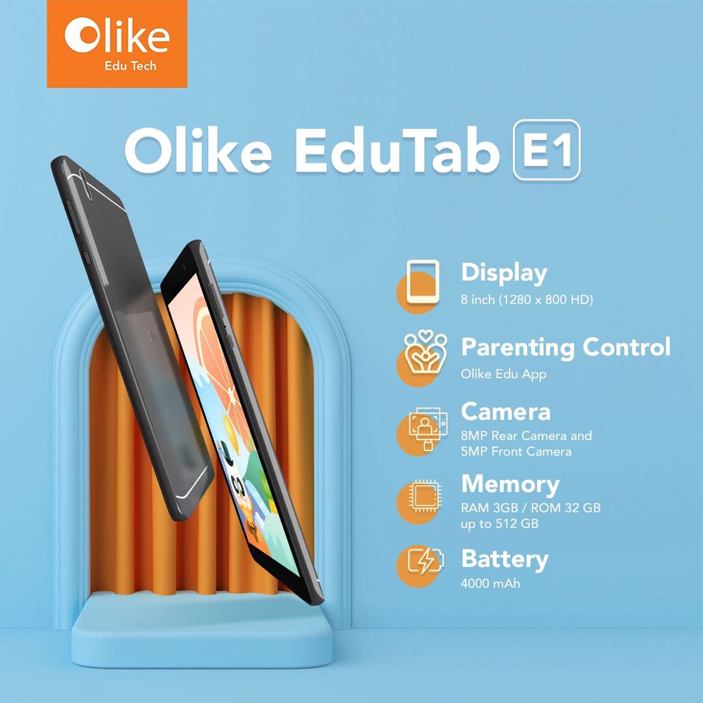 Olike Newlaunch EduTab E1 8 Inch