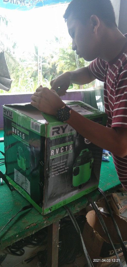 Vacuum Cleaner Ryu Rvc 15 / Rvc 15l / Rcv15l / Rvc15 3 In 1 Wet & Dry & Blow