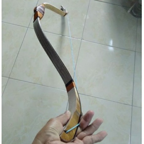 Hybrid fiber rotan bow horsebow laminasi