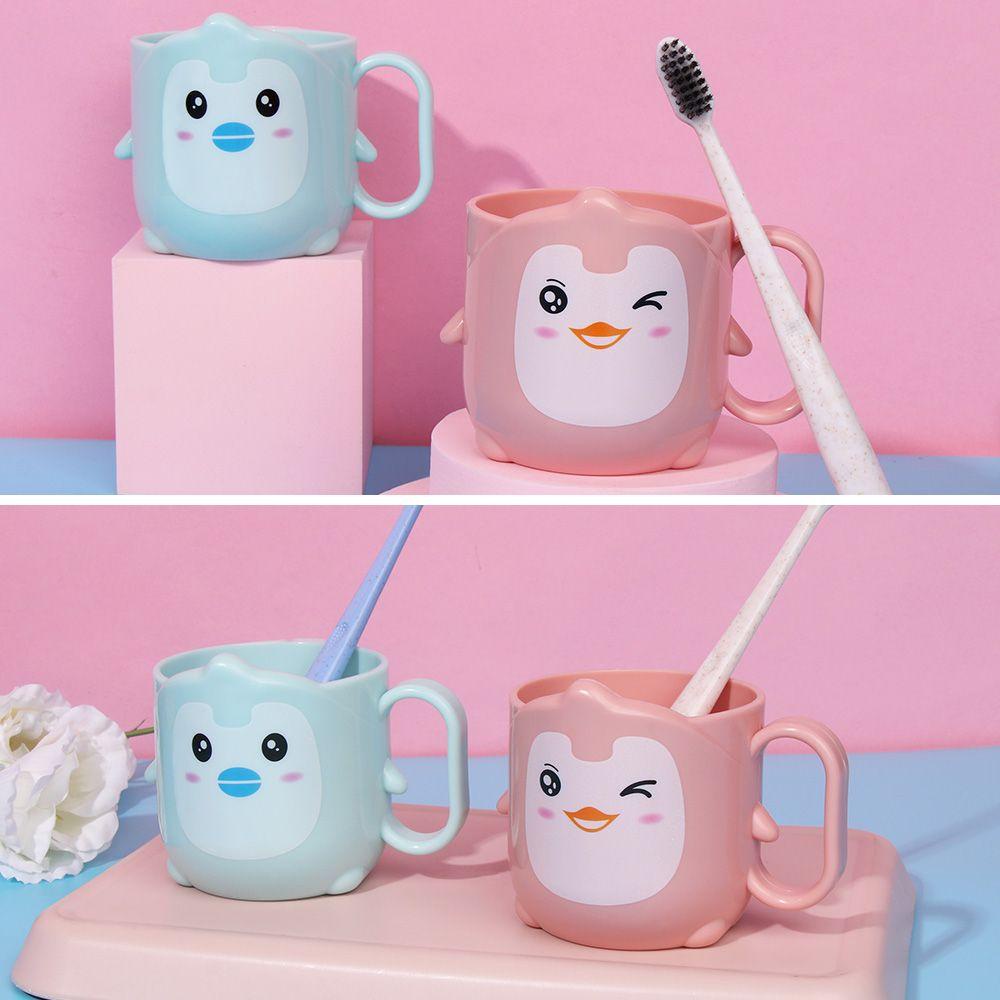 Preva Gelas Kumur Brushing Cup Bathroom Holder Bebek Kecil Menyikat Gigi