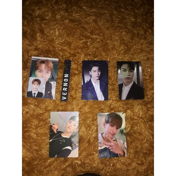 PC OFFICIAL SEVENTEEN/PC PILOT VERNON/PC LITTLE WISHES VERNON/PC ATTACA HOSHI/PC ATTACA DK