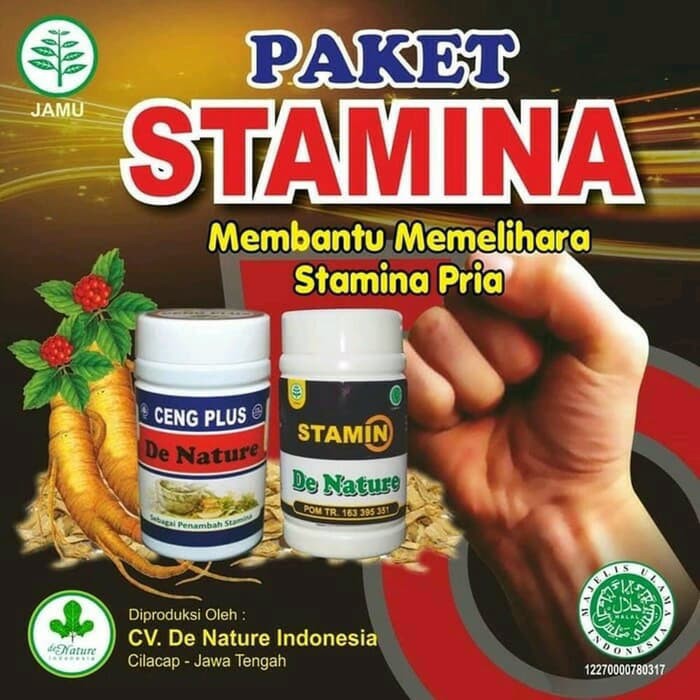 Obat Pembesar Penis Permanen Paling Cepat Herbal Ceng plus Stamin  De Nature
