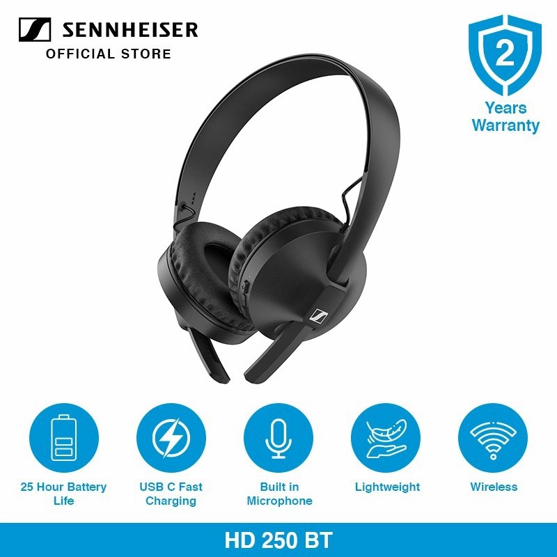 Sennheiser HD 250BT Original Headphone Bluetooth ORIGINAL