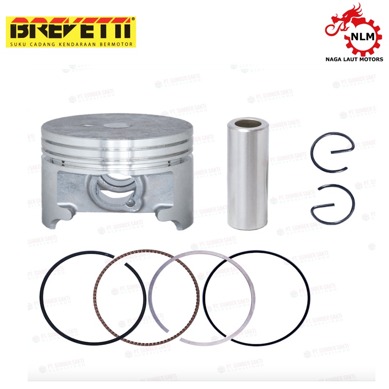 Brevetti Silinder Blok Seher dan Piston Shogun 125R Standar