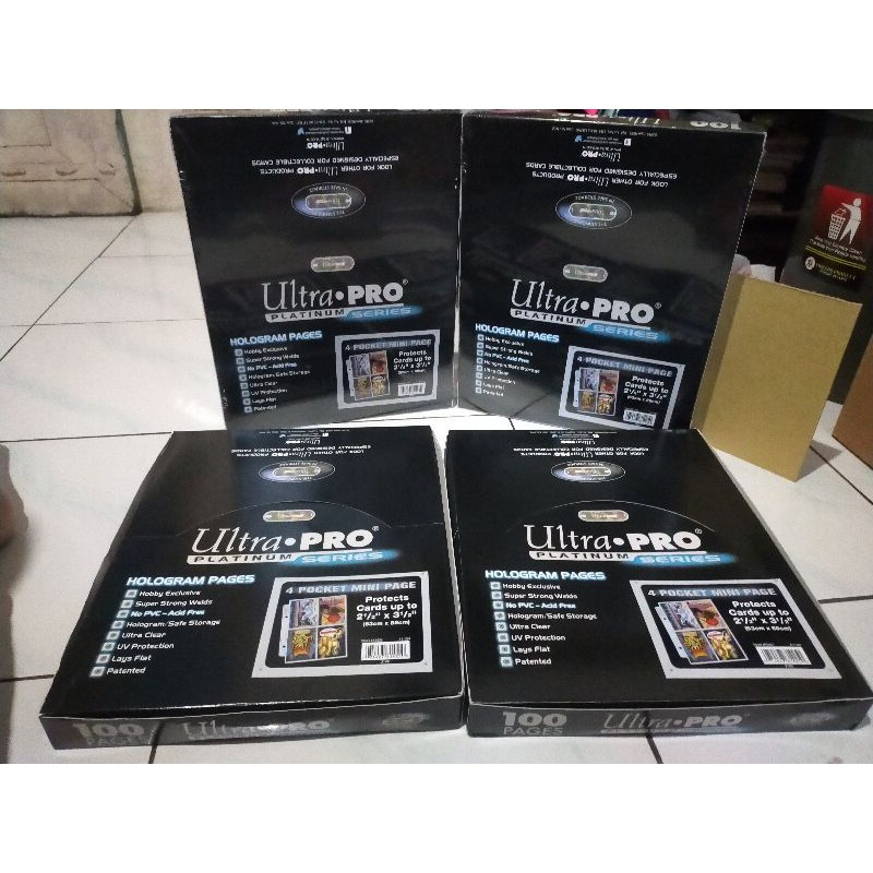 Ready Stock Ultra Pro A5 4P 2 Ring Binder Sleeve (Binder Kecil)