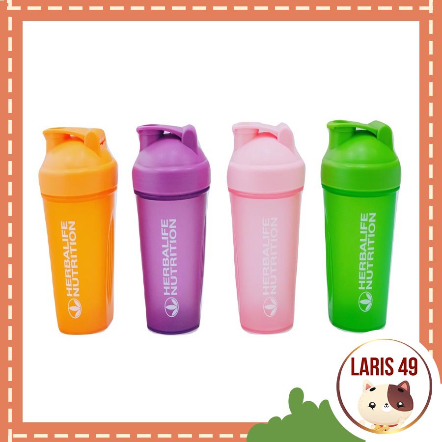 Laris49 Botol Shaker Herbalife 400ml Herbalife Nutrition Mixer Cup Botol Minum Olahraga - BS400