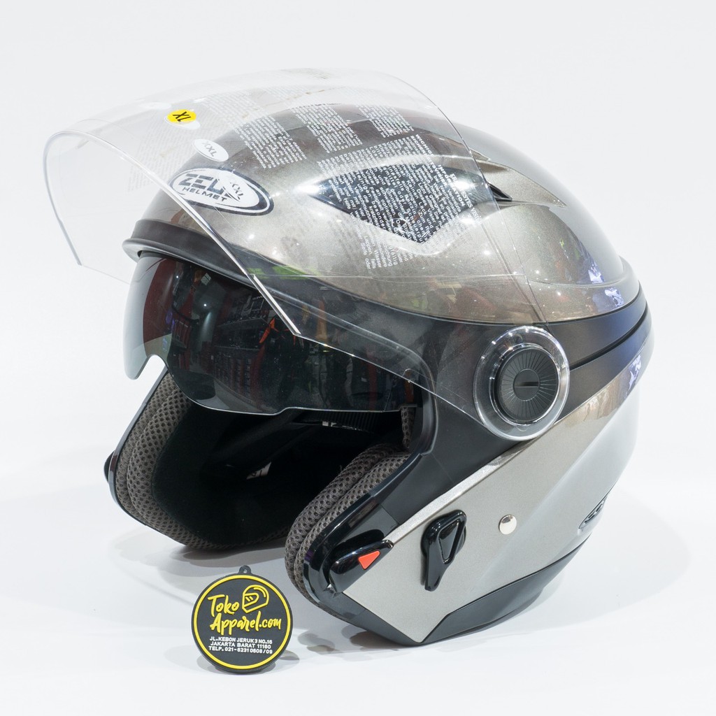Helm Zeus Zs-610 Dark Silver