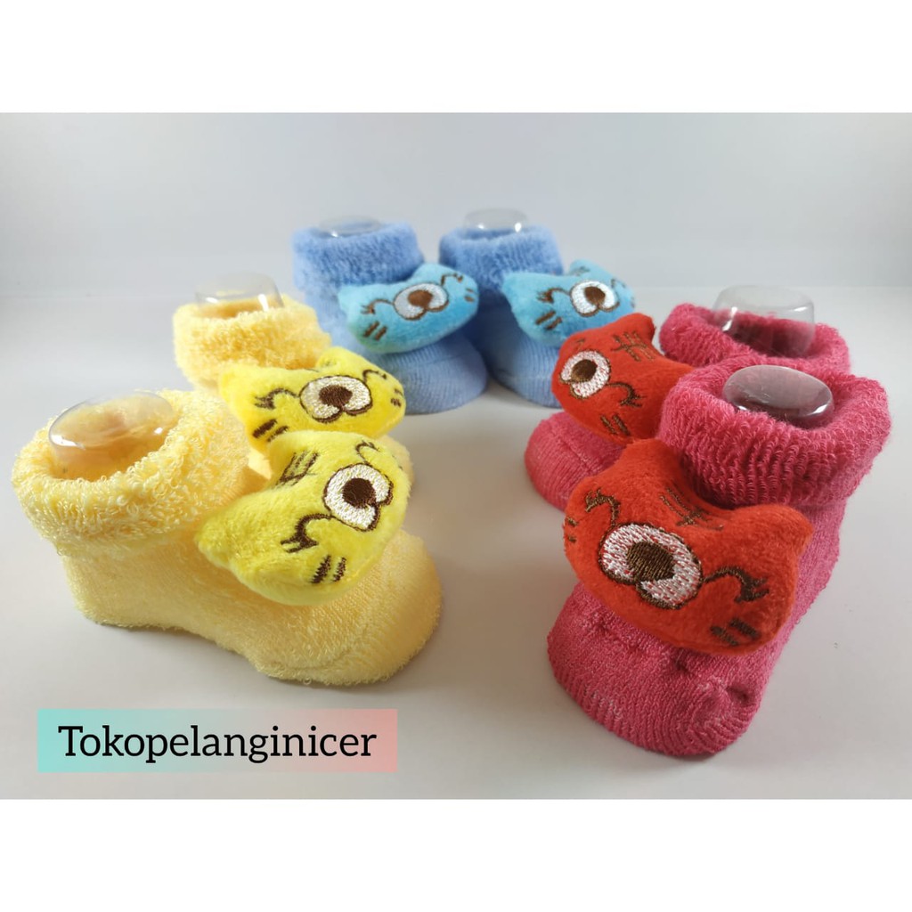 Kaos Kaki Finii Karakter Bayi 3D Premium - Aksesoris Kaus Kaki BAby New born Lembut