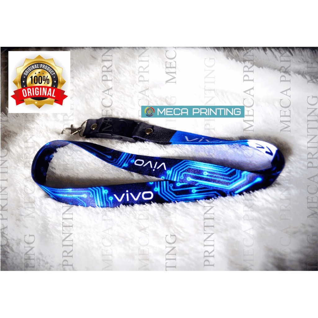

TERBARU!! LANYARD PRINTING VIVO BAHAN TISSUE / LANYARD CUSTOM / LANYARD KEKINIAN / LANYARD KEREN