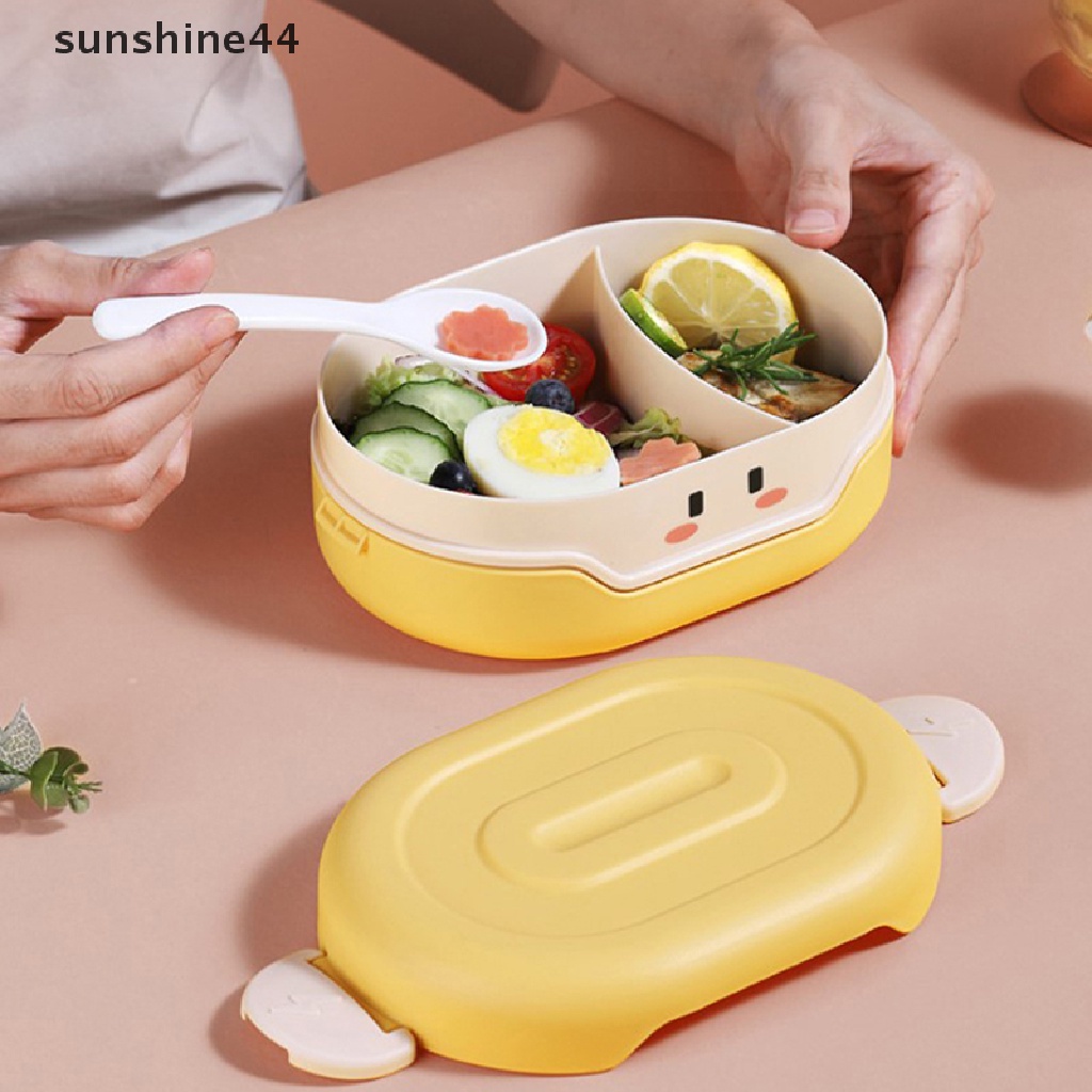 Sunshine Kotak Makan Siang 780ml Motif Kartun Anime Warna-Warni Untuk Anak Sekolah