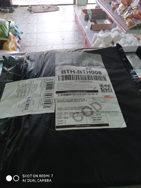 Baju Batik Couple Keluarga Sania Ruffle Ori Ndoro Jawi Terbaru