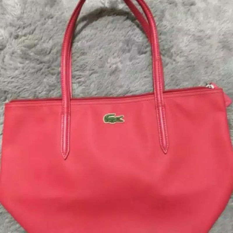 preloved tote bag lacoste