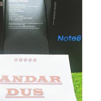 

℮ DUS/BOX/BOOK/KOTAK SAMSUNG NOTE 8 FULLSET/ACC AKSESORIS ♦