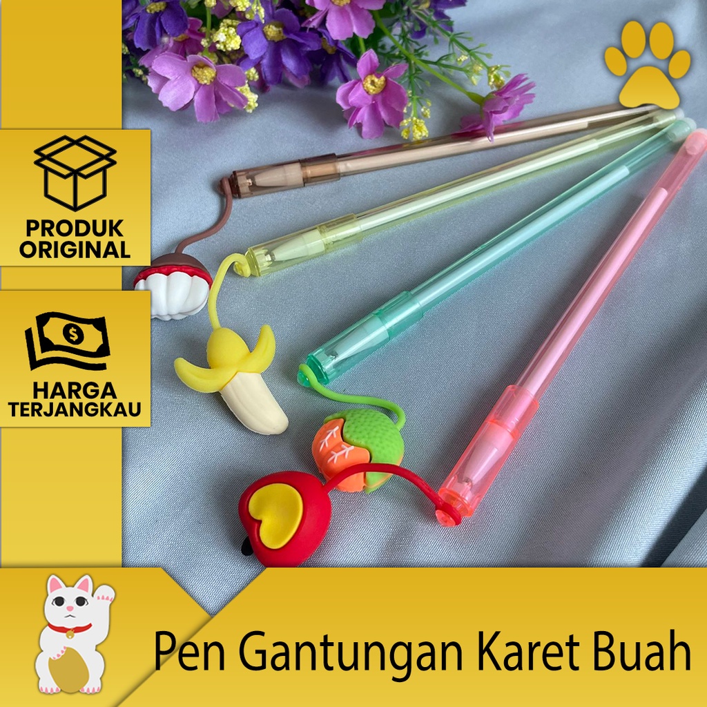 

[LuckyFortuna88] Pulpen Gantungan Buah Pen Gantungan Buah alat tulis kantor alat tulis sekolah lucu murah kualitas Premium