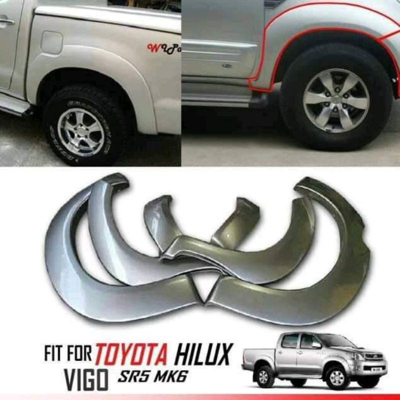 Over fender toyota hilux vigo satuan