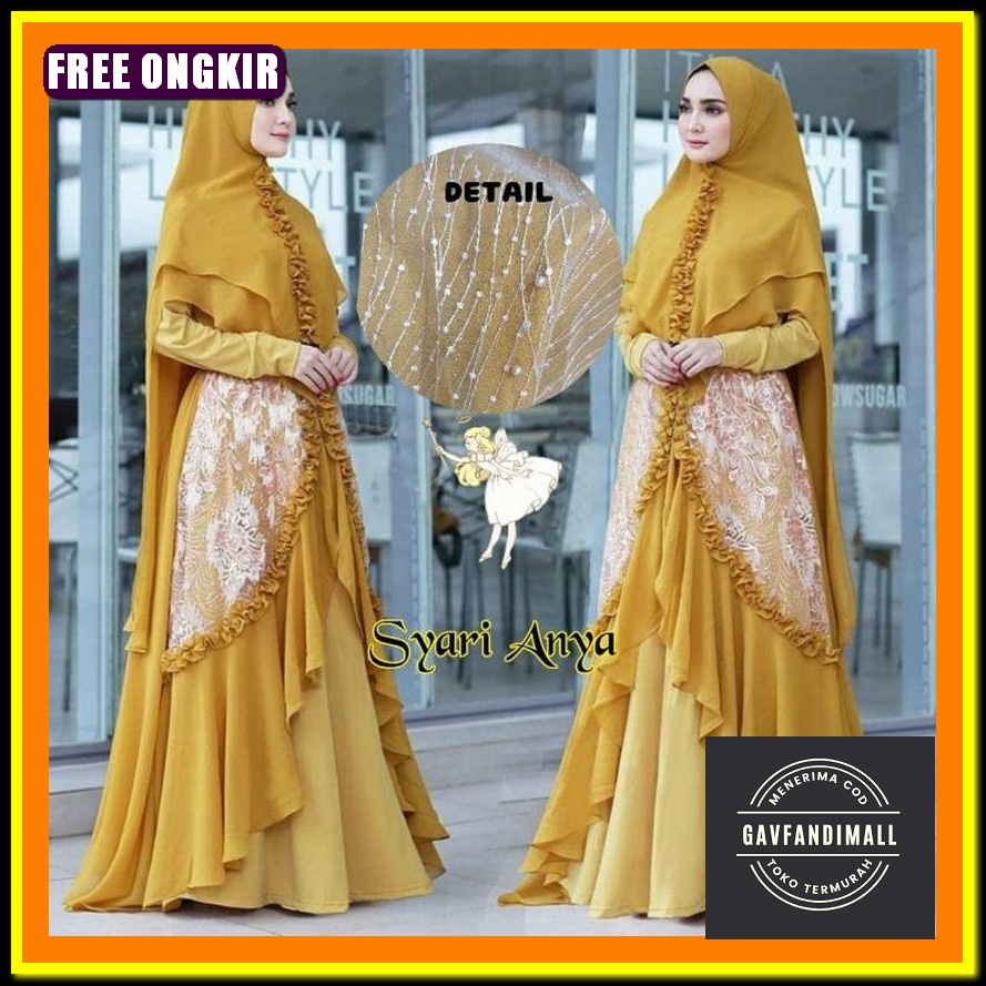 Baju Gamis Wanita Terbaru 2022 Maxi Dress Pesta Kondangan Terbaru2022 Baju Lebaran Wanita Remaja Dew