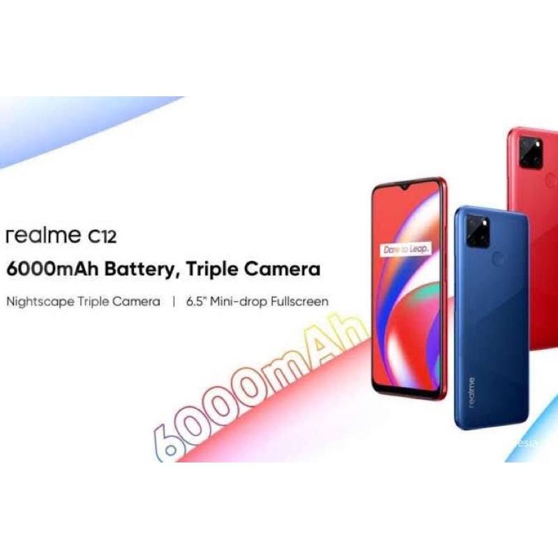 Realme C12 3/32 Garansi resmi Realme