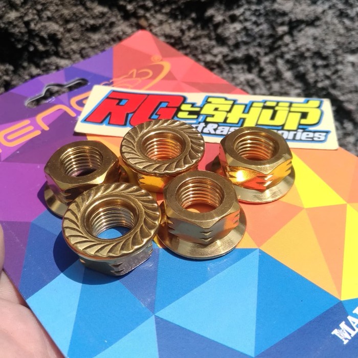 Mur 19 M14 probolt stainless gold original heng thailand FD27