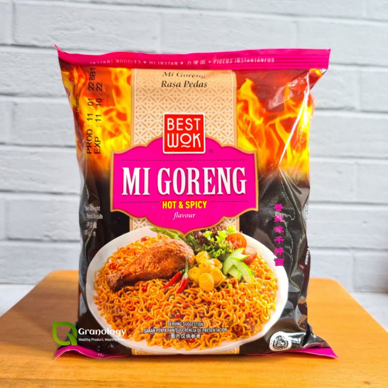 Best Wok Mie Goreng Instan Hot &amp; Spicy 85 gram