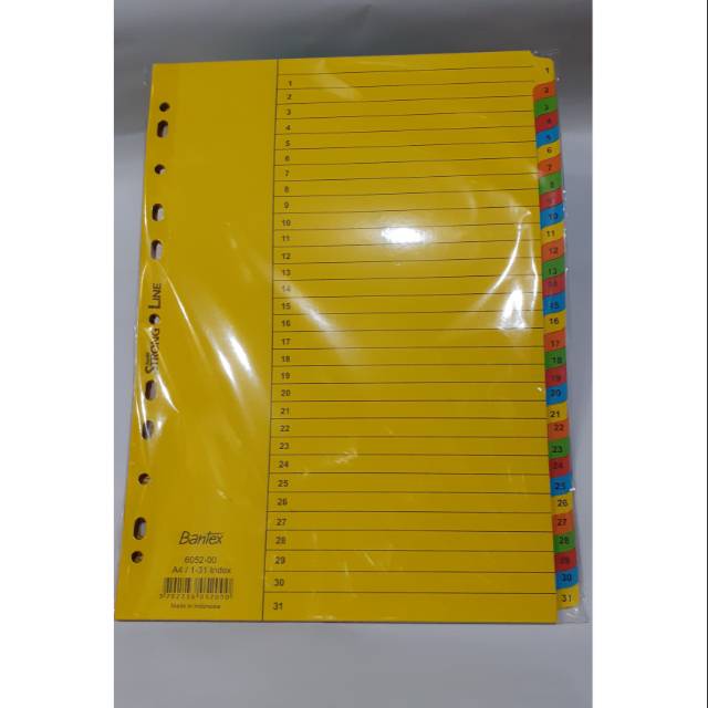 

Divider / Pembatas Dokumen Bantex A4 1-31 - 6052