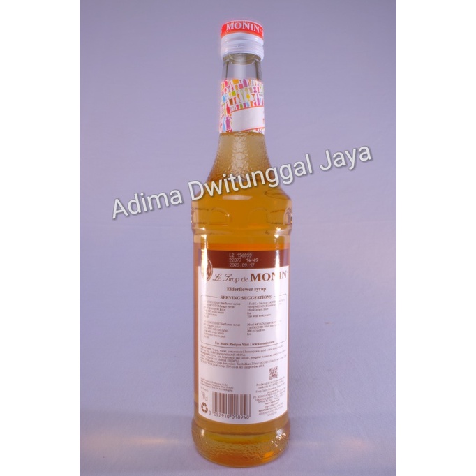 Monin Elderflower Syrup / Sirup Monin Elderflower 700ml