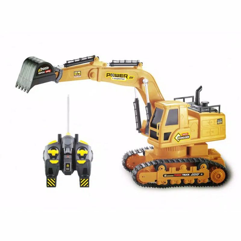 Promo Cuci Gudang #EXCAVATOR RC mobil Kontruksi+REMOT besi