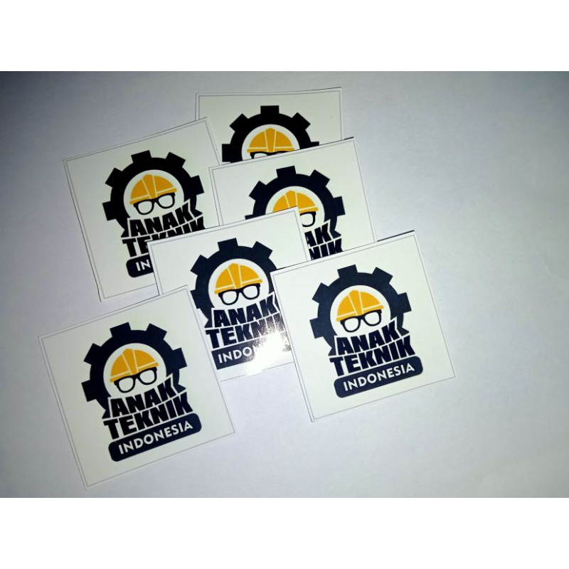 Jual Stiker teknik Indonesia/Stiker costum stiker teknik mesin ...