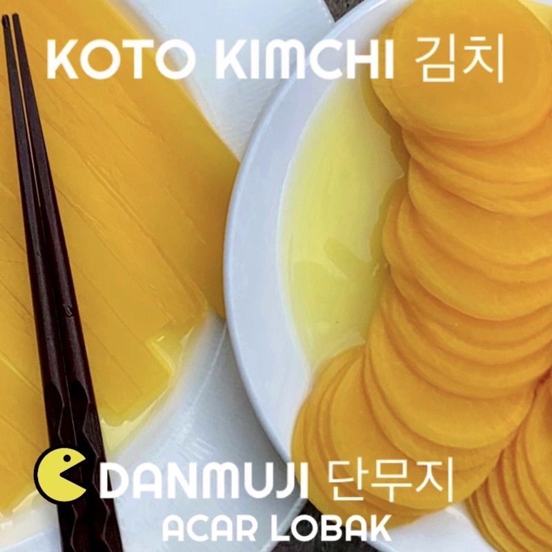 

KOTO KIMCHI DANMUJI 단무지 ACAR LOBAK KOREA, PICKLED RADISH