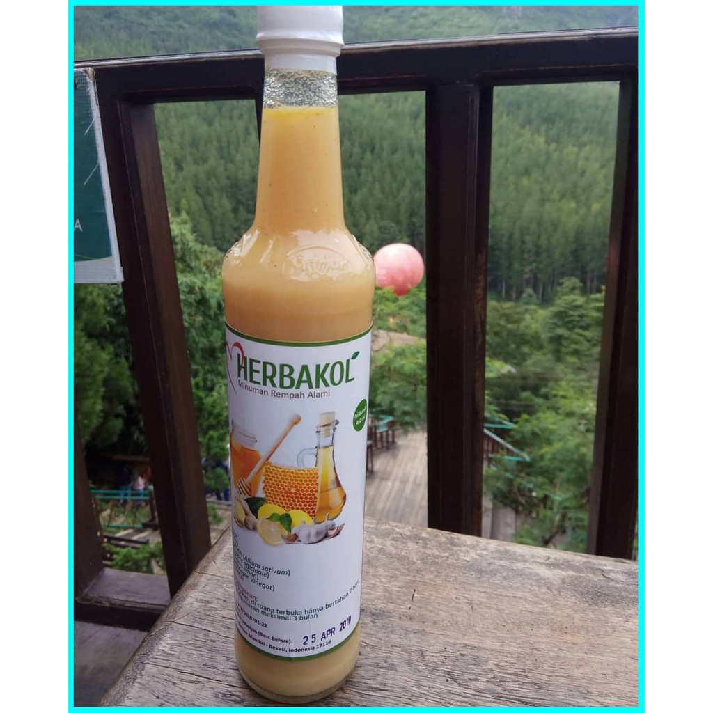 

Herbakol - Jus Bawang Putih Jahe Lemon Cuka Apel Madu Obat Herbal Jantung Koroner Asli 100% Original