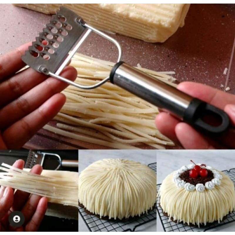 EM Parutan Keju Gondrong Panjang Cheesy Sayuran Stainless Steel