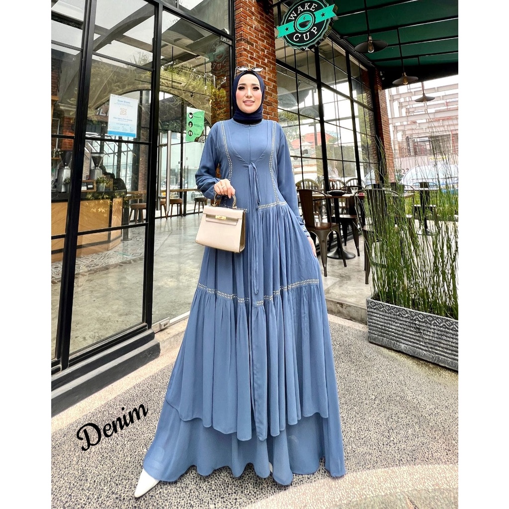 Original GLAMZ Dress Kiran (seri A) (seri B) / Fashion Muslim Gamis