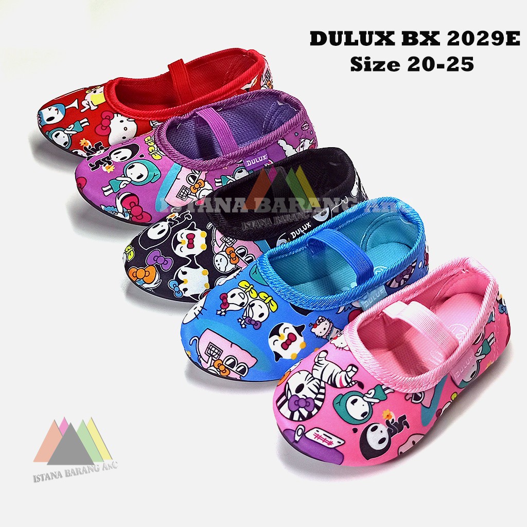 Sepatu Balet Anak Perempuan Motif Karakter Dulux 2029 E Ukuran 20-25 25-30