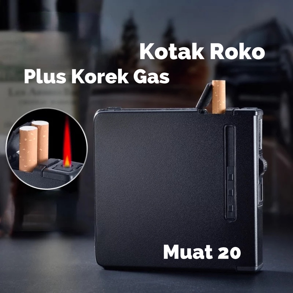 Kotak Roko Korek Gas Isi 20 Bisa Isi Ulang Buat Ukuran 8.1 - 8.2 Cm