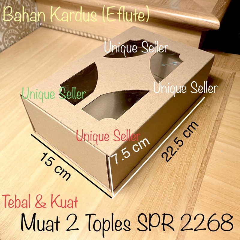 Dus Toples Dessert Sliding isi 2 Uk 22.5x15x7.5 / Dus Box Kotak Hampers Slide 22.5x15x7.5 / Dus Box Kotak Toples Sliding isi 2 / Dus Box Kotak Toples isi 2 Eflute / Dus Box Kotak Toples SPR 2268 isi 2