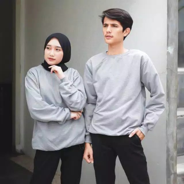 BASIC SWEATER OBLONG TEBAL BERKUALITAS / SWEATER UNISEX