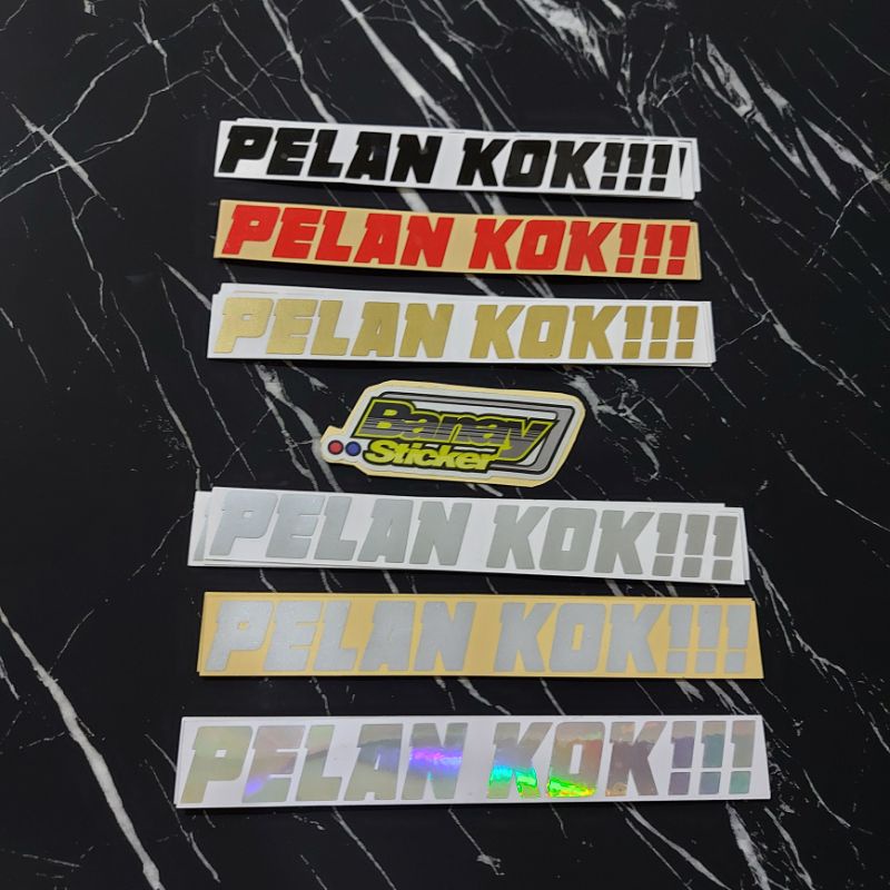 STICKER PELAN KOK CUTTING