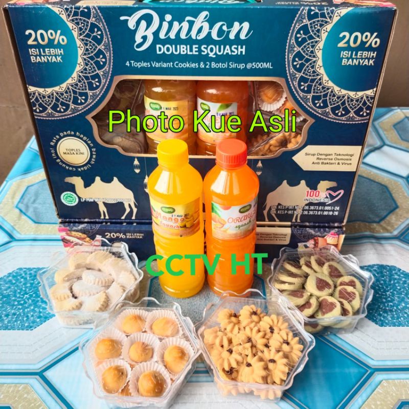 

Paket Kue Lebaran Binbon Double Squash 4 Toples Kue 2 Sirup Ramadhan