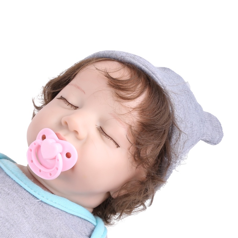 Mary 30cm/11.81in Realisitc Untuk Boneka Tidur Vinyl Aksesoris Mainan Dapat Dicuci Untuk Boneka Look